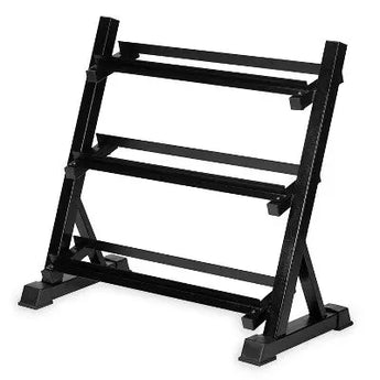 Ignite by SPRI 3 Tier Hand Weight Rack - Black - Secondipity