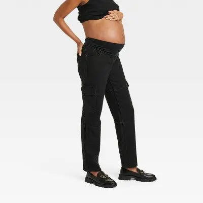 Isabel Maternity by Ingrid & High Rise Straight Fit Full Jeans Midweight Isabel Maternity by Ingrid & IsabelBullseye Deals