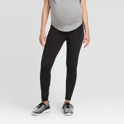 Isabel Maternity by Ingrid & Isabel High Rise Leggings Fitted Ankle Over Belly Isabel Maternity by Ingrid & IsabelBullseye Deals