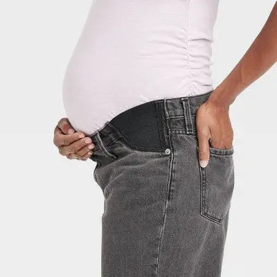 Isabel Maternity by Ingrid & Mid Rise Relaxed Fit Boyfriend Fit Ankle Jeans Isabel Maternity by Ingrid & IsabelBullseye Deals