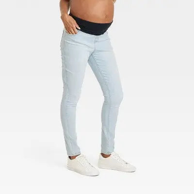 Isabel Maternity by Ingrid & Mid Rise Skinny Leg Ankle Jeans Heavyweight Isabel Maternity by Ingrid & IsabelBullseye Deals