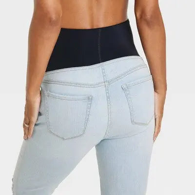 Isabel Maternity by Ingrid & Mid Rise Skinny Leg Ankle Jeans Heavyweight Isabel Maternity by Ingrid & IsabelBullseye Deals