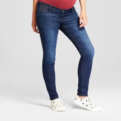 Isabel Maternity by Ingrid & Relaxed Fit Below Knee Skinny Jeans Power Stretch Isabel Maternity by Ingrid & IsabelBullseye Deals