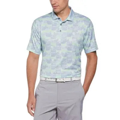 Jack Nicklaus Men's Printed Polo Shirt, StaymotionTM Stretch Seams, StaydriTM Moisture Wicking Jack NicklausBullseye Deals