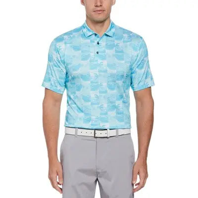 Jack Nicklaus Men's Printed Polo Shirt, StaymotionTM Stretch Seams, StaydriTM Moisture Wicking Jack NicklausBullseye Deals