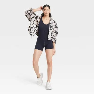JoyLab Women's Seamless Short Active Bodysuit Fitness Workout Yoga Rompers JoyLabBullseye Deals