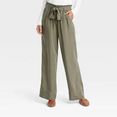 Knox Rose Women's High-Rise Wide Leg Pants Lightweight, Full Length with Pockets Knox RoseBullseye Deals