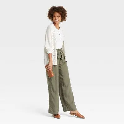 Knox Rose Women's High-Rise Wide Leg Pants Lightweight, Full Length with Pockets Knox RoseBullseye Deals