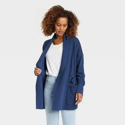 Knox Rose Women's Open Front Winter Drape Jacket Knox RoseBullseye Deals
