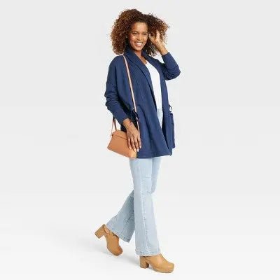 Knox Rose Women's Open Front Winter Drape Jacket Knox RoseBullseye Deals