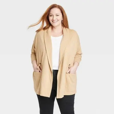 Knox Rose Women's Open Front Winter Drape Jacket Knox RoseBullseye Deals