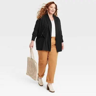 Knox Rose Women's Open Front Winter Drape Jacket Knox RoseBullseye Deals