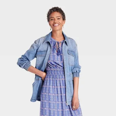 Knox Rose Women's Zip-Up Winter Utility Jacket Knox RoseBullseye Deals