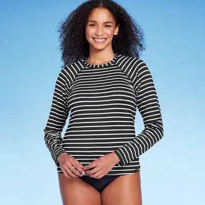 Kona Sol Women's Long Sleeve Rash Guard Crewneck Pullover Shirt Kona SolBullseye Deals