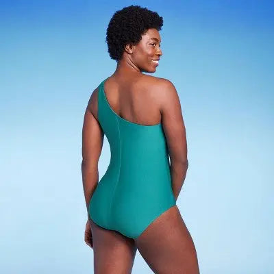 Kona Sol Women's One Piece Swimsuit One Shoulder Tummy Control Swimwear Kona SolBullseye Deals
