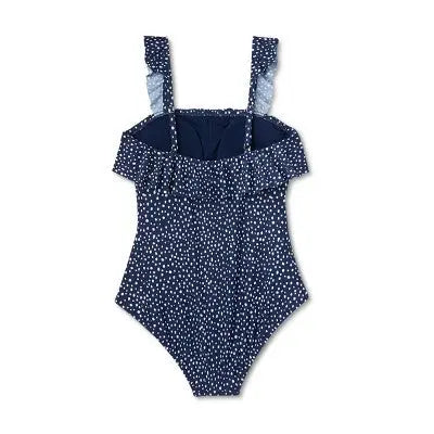 Kona Sol Women's Ruffle One Piece Swimsuit Full Coverage Swimwear Kona SolBullseye Deals