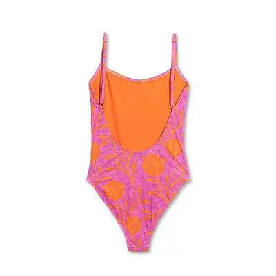 LIBERTY & JUSTICE Women's High Leg Cheeky One Piece Swimsuit Crisscross Swimwear LIBERTY & JUSTICEBullseye Deals