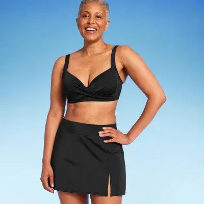 Lands' End Women's Tummy Control Swim Skirt Swimwear Skort Bottom UPF 50+ Lands' EndBullseye Deals
