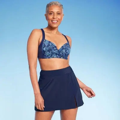 Lands' End Women's Tummy Control Swim Skirt Swimwear Skort Bottom UPF 50+ Lands' EndBullseye Deals