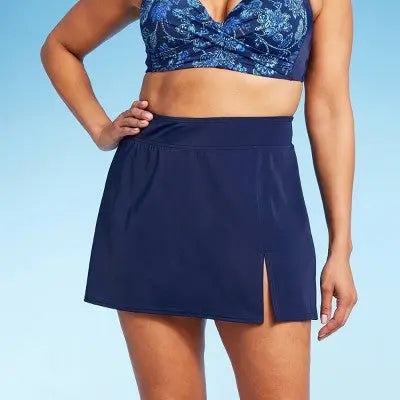 Lands' End Women's Tummy Control Swim Skirt Swimwear Skort Bottom UPF 50+ Lands' EndBullseye Deals