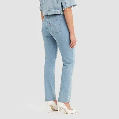 Levi's Women's Mid Rise Slim Straight Fit Full Straight-Leg Jeans Heavyweight Levi'sBullseye Deals