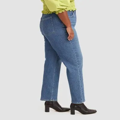 Levi's Women's Plus Size Ultra-High Rise Ribcage Straight Jeans Levi'sBullseye Deals