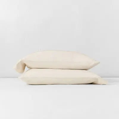 Linen Blend Pillowcase Set Stripe - Casaluna CasalunaBullseye Deals
