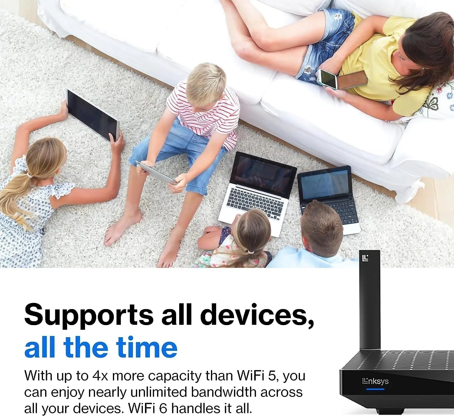 Linksys AX2200 Dual-Band Wi-Fi 6 Mesh Router LinksysBullseye Deals