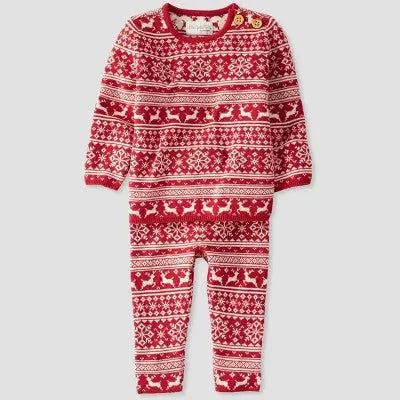 Little Planet by Carter’s Organic Baby 2pc Fairisle Top and Bottom Set Little Planet by carter'sBullseye Deals