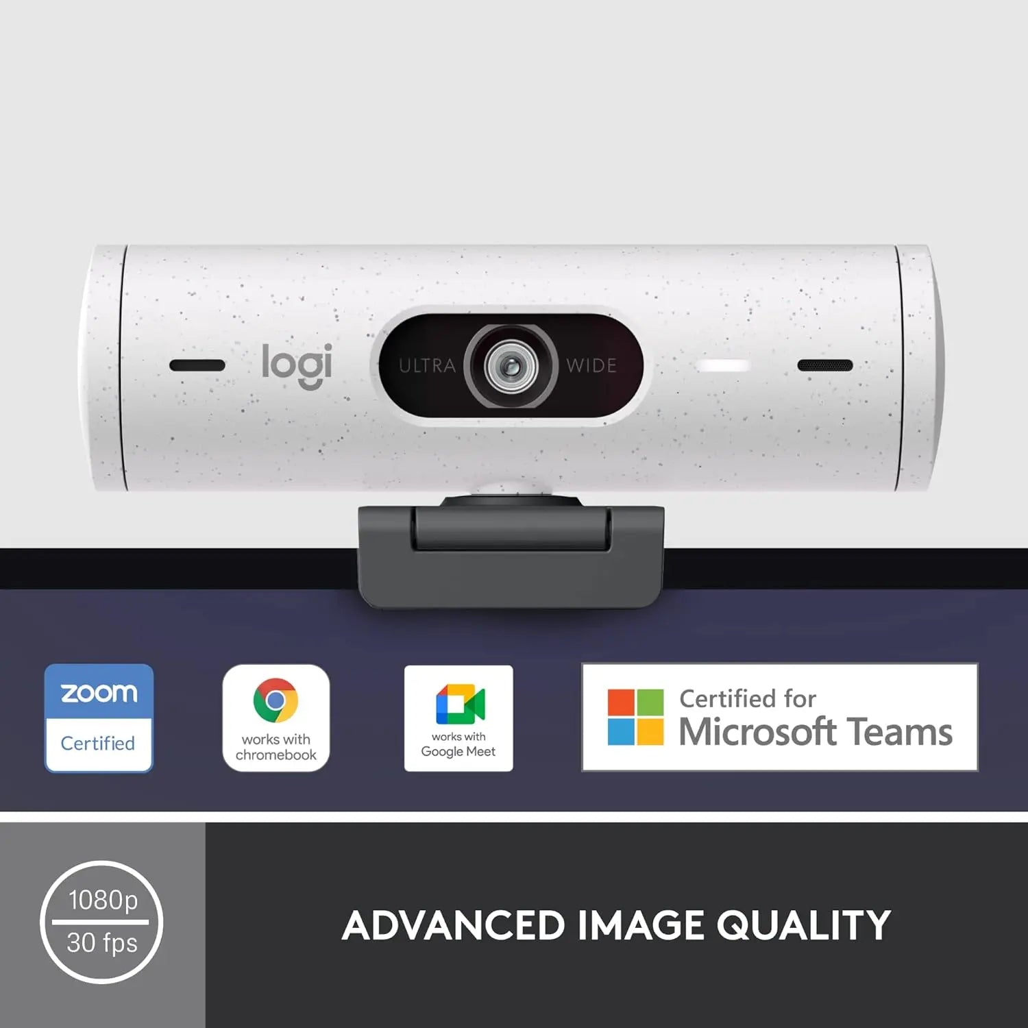 Logitech Brio 505 Web Camera - Off White LogitechBullseye Deals