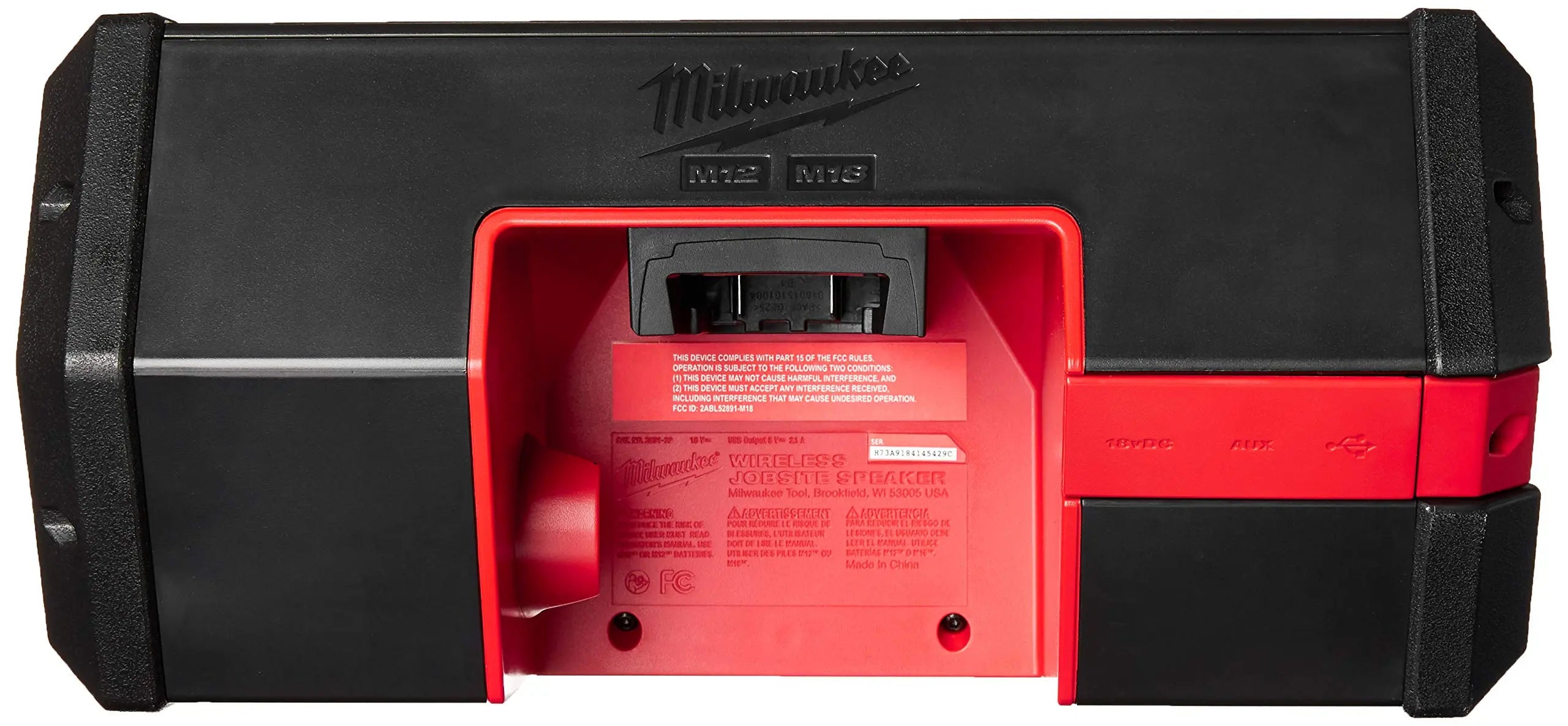 Open Box -  Milwaukee 2891-20 M18/M12 Lithium-Ion Cordless Wireless Jobsite Speaker MILWAUKEEBullseye Deals