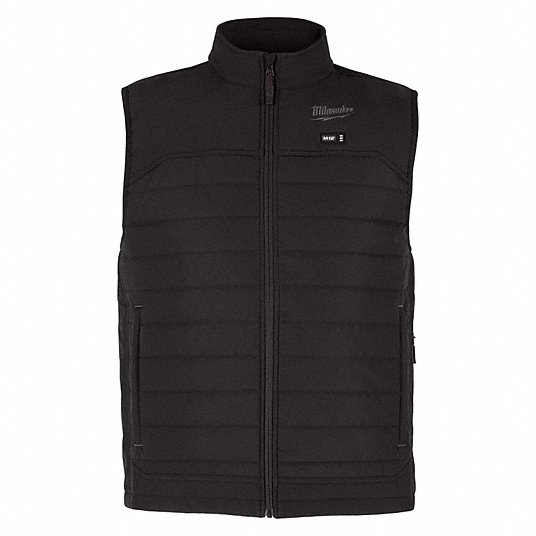 Open Box -  Men's Large M12 12-Volt Lithium-Ion Cordless Axis Black Heated Vest Kit with (1) 2.0 Ah Battery and Charger
