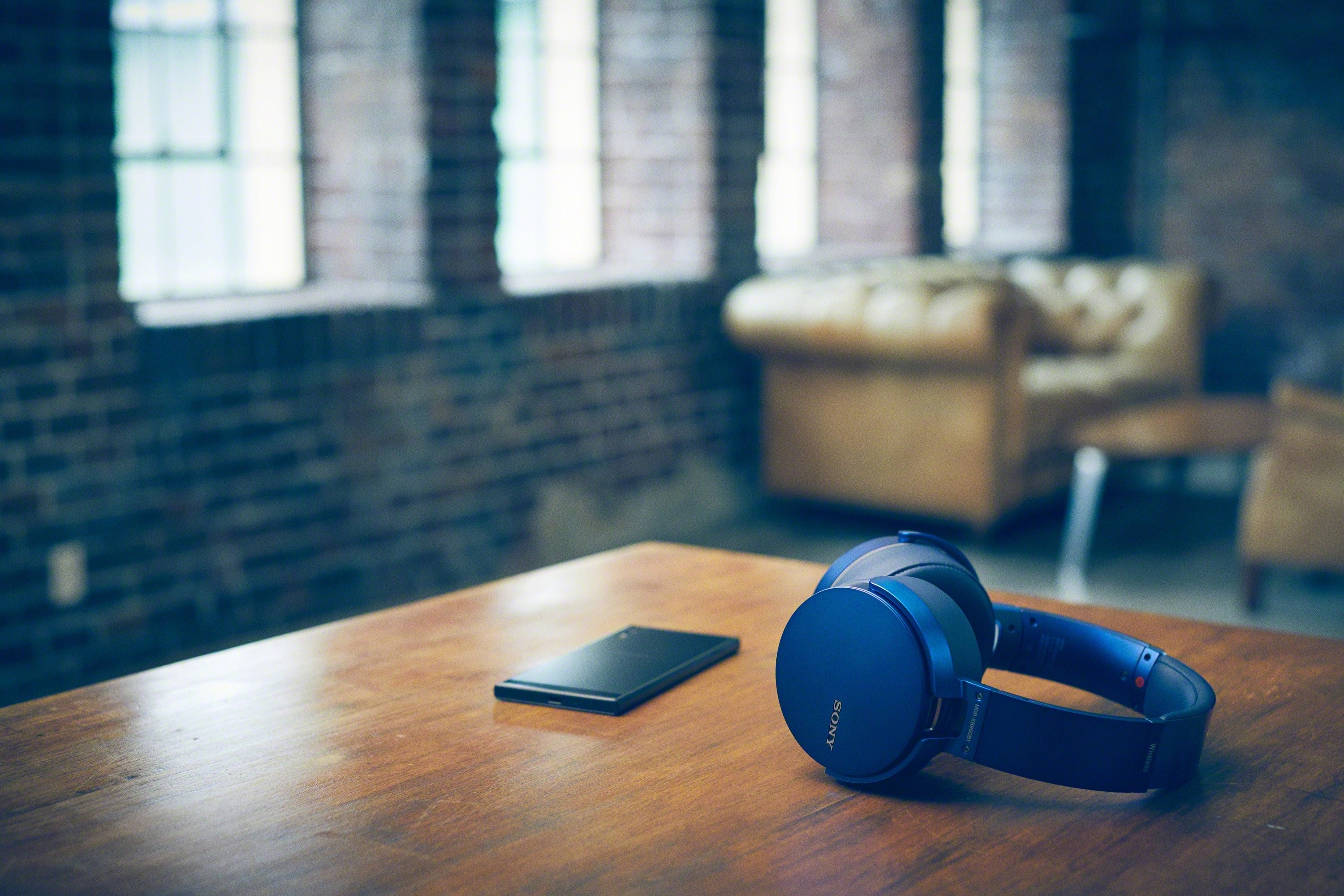 Certified Refurbished - Sony MRDXB950B1 Headphones, Blue