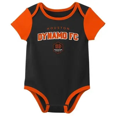 MLS Houston Dynamo Infant 3-Pack Cotton Bodysuit Set Houston DynamoBullseye Deals