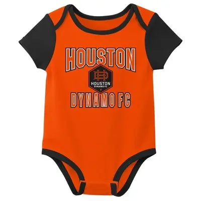 MLS Houston Dynamo Infant 3-Pack Cotton Bodysuit Set Houston DynamoBullseye Deals