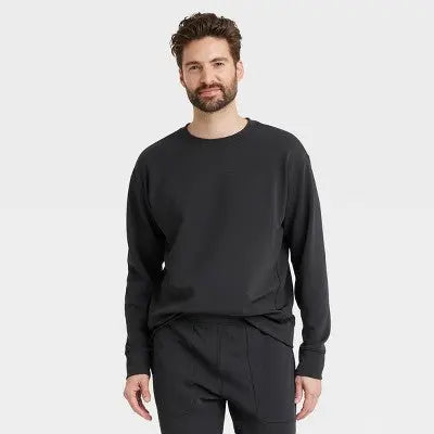 Men's Heavy Waffle Crewneck Sweatshirt - All In Motion All In MotionBullseye Deals