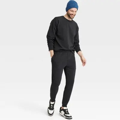 Men's Heavy Waffle Crewneck Sweatshirt - All In Motion All In MotionBullseye Deals