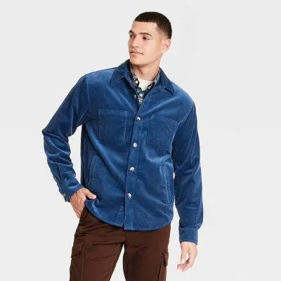 Men's Mid-Weight Corduroy Long Sleeve Button-Down Shirt Goodfellow & CoBullseye Deals