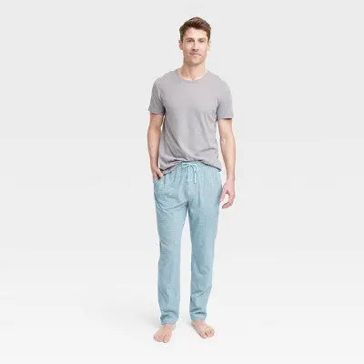 Men's Sandwash Turquoise Crewneck Top Pajama Set - Goodfellow & Co Goodfellow & CoBullseye Deals