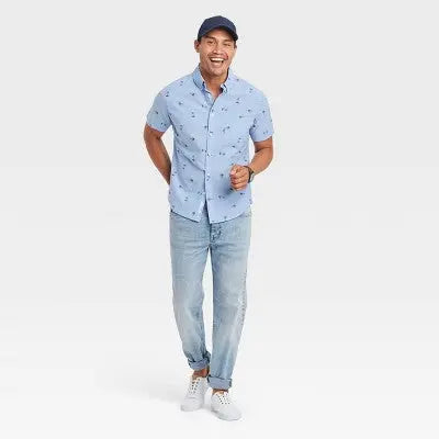 Men's Slim Straight Fit Jeans - Stretch Denim, Fly Button and Zipper Closure Goodfellow & CoBullseye Deals