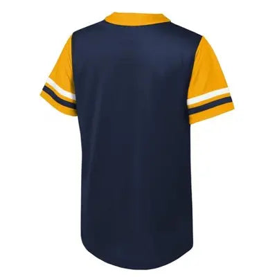 Milwaukee Brewers Girls' Henley Team Jersey - MLB Apparel Milwaukee BrewersBullseye Deals
