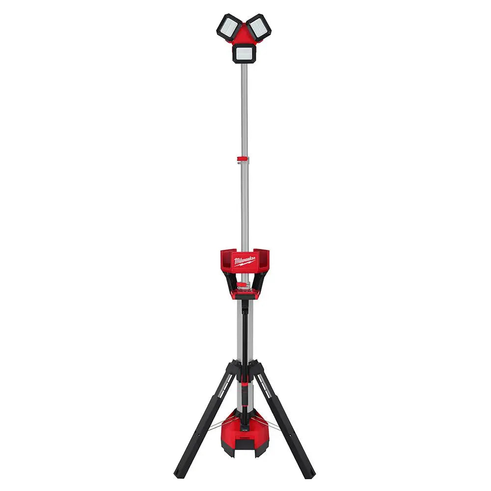 Milwaukee M18 18-Volt Lithium-Ion Cordless 6,000 Lumens Rocket Dual Power Tower Light with Charger (Tool-Only) MilwaukeeBullseye Deals