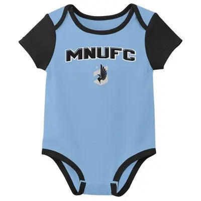 Minnesota United FC Infant 3-Pack Bodysuit | Official MLS Apparel Minnesota United FCBullseye Deals