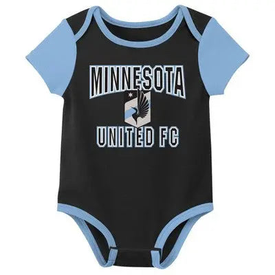 Minnesota United FC Infant 3-Pack Bodysuit | Official MLS Apparel Minnesota United FCBullseye Deals