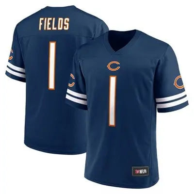 NF Chicago Bears Fields #1 Men's V-Neck Jersey Chicago BearsBullseye Deals