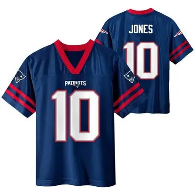 NFL New England Patriots Boys' Short Sleeve Jones Jersey New England Patriots
