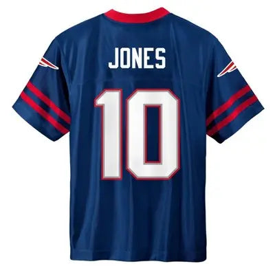 NFL New England Patriots Boys' Short Sleeve Jones Jersey New England Patriots