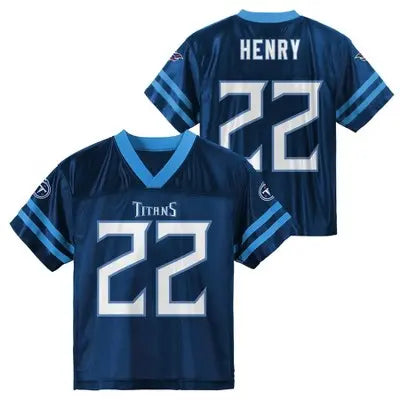 NFL Tennessee Titans Toddler Boys' Short Sleeve Henry Jersey Team Licensed Tennessee TitansBullseye Deals