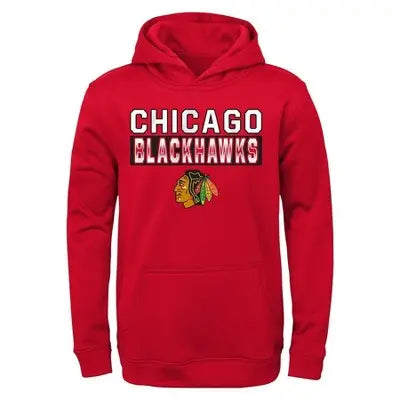 NHL Chicago Blackhawks Boys' Poly Fleece Hooded Sweatshirt NHLBullseye Deals