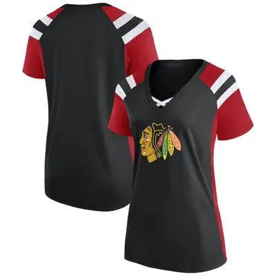 NHL Chicago Blackhawks Women's Fashion Jersey: Stylish Comfort in Polyester NHLBullseye Deals